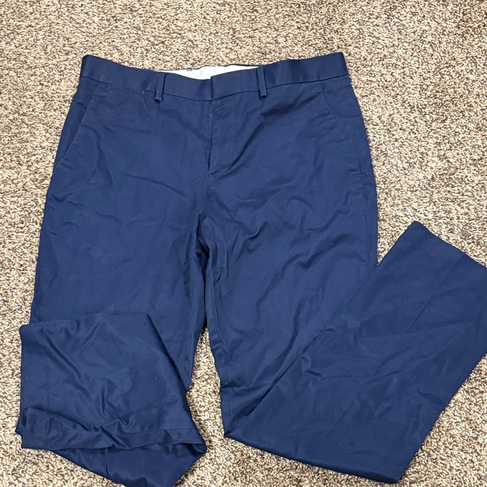 Express Men's Navy Chinos 31/32. Worn once.